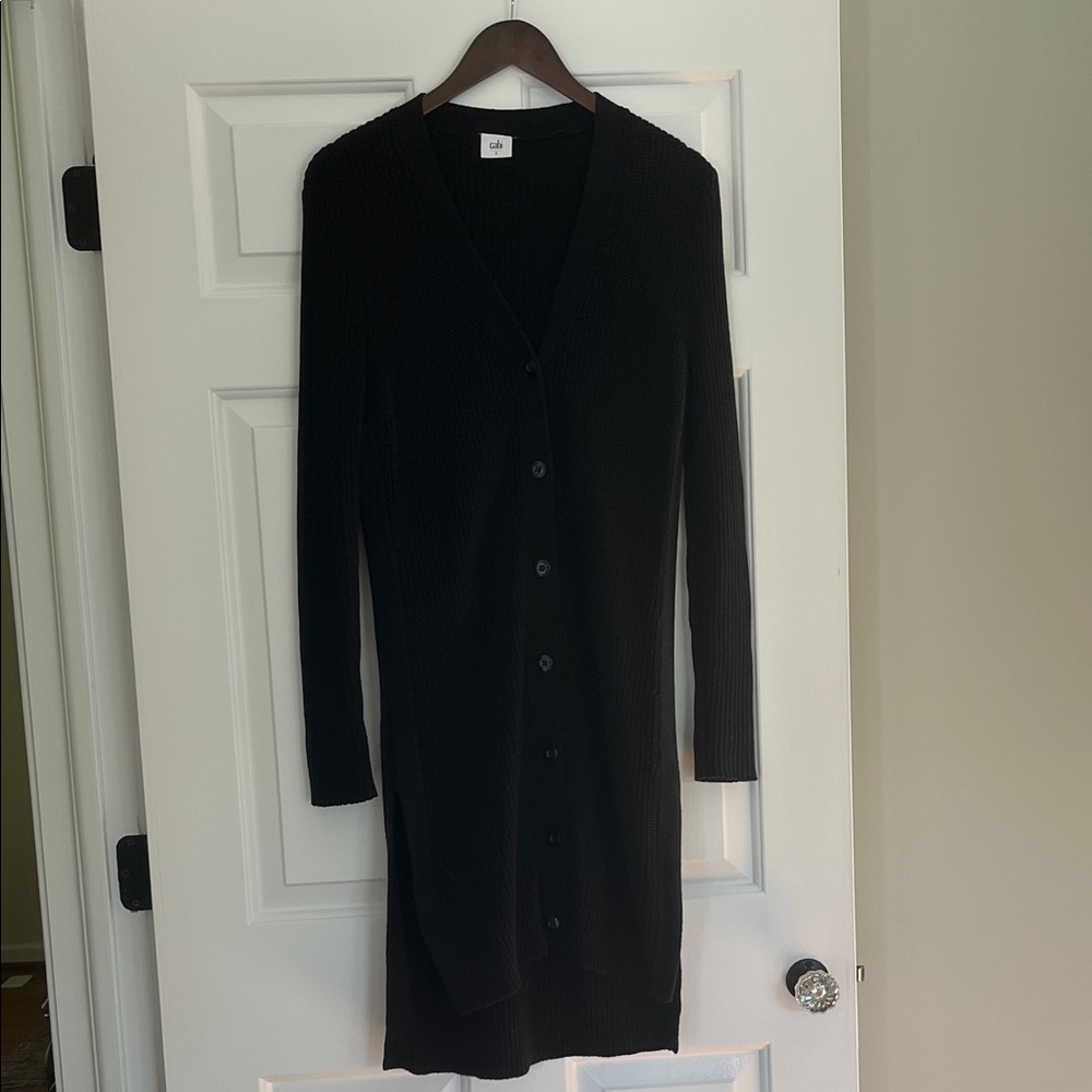 CAbi Black Long Cardigan Sweater